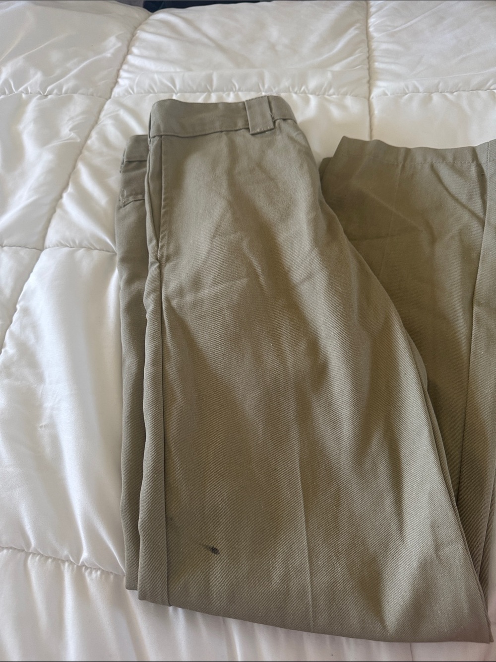 Dickies Men's Straight Fit Chino Pants in Olive Tan